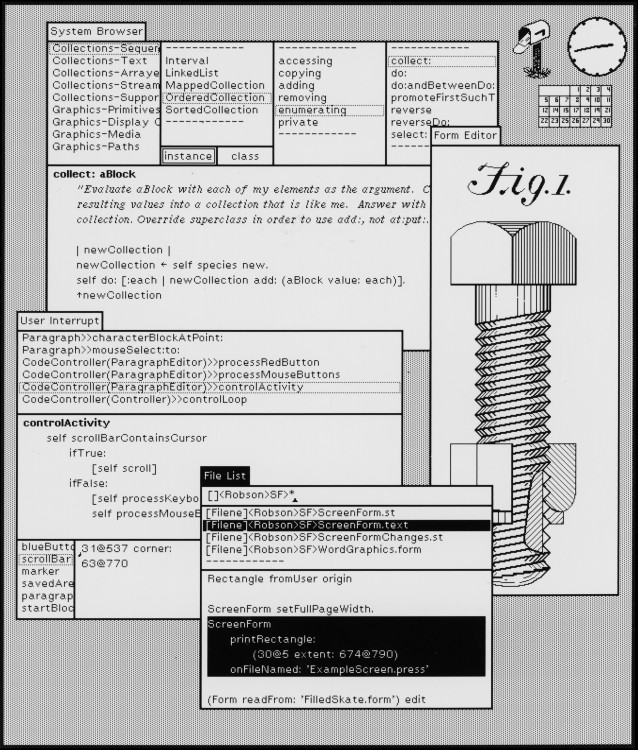 Interfaz de la Xerox Alto